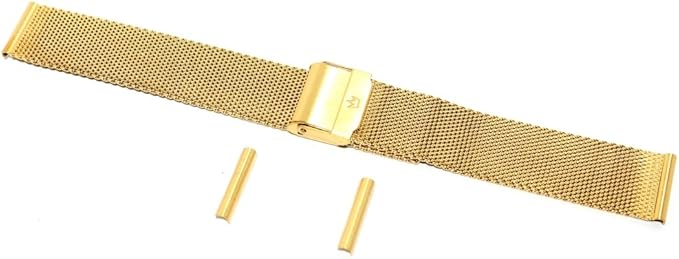 Correa para olorogio acero inoxidable color dorado Ansa recta ...
