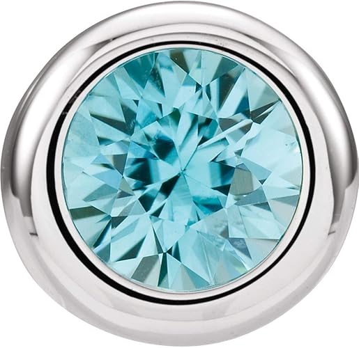 Amazon Bonyak Jewelry 14kホワイトゴールド イミテーションブルージルコン 12月誕生石 ペンダントスライド ネックレス 通販