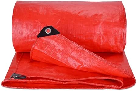 GuoEY Lona roja Impermeable Espesar A Prueba de Lluvia Paño a Prueba de