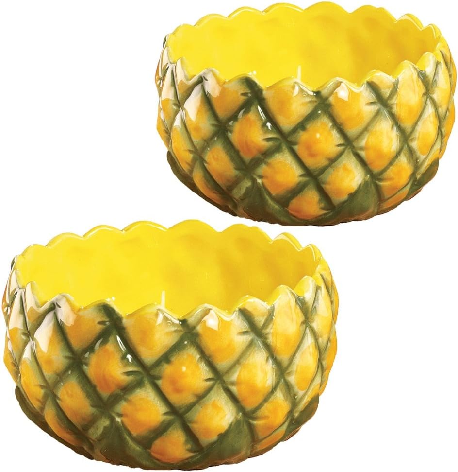 Pineapple Serving Bowls Set of 2 Serving Bowls