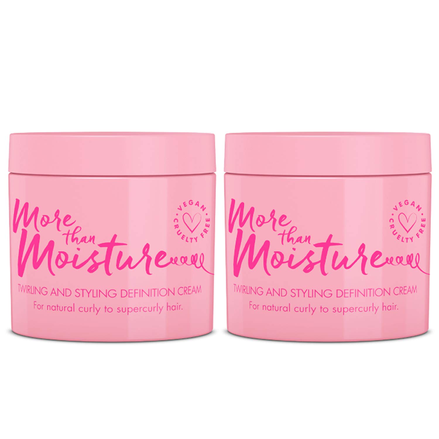 Umberto Giannini More than Moisture Hair Cream, Vegan & Cruelty Free Twirling And Styling Hair Definition Cream, 200ml x 2 (2 pack) โ image 1