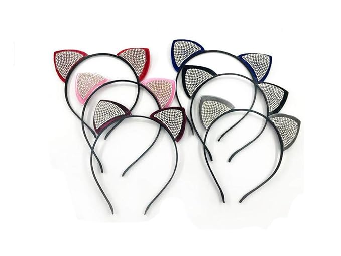 Astrqle Lovely Girl Cat Ears Headband Hair Wrap Hoop Accessories