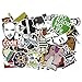 Cool Sticker 100pcs Random Music Film Vinyl Skateboard Guitar Travel Case Sticker Door Laptop Luggage Car Bike Bicycle Stickers (150pcs)