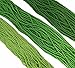 Green Opaque Mix Czech 11/0 Glass Seed Beads 3 Full Hanks Preciosa