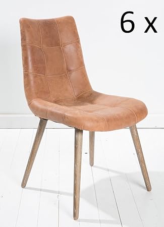 Esszimmerstühle Leder Braun - The Cool Designs
