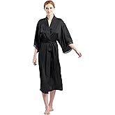Natori womens Ashley Icon Robe W/Lace Length 49"