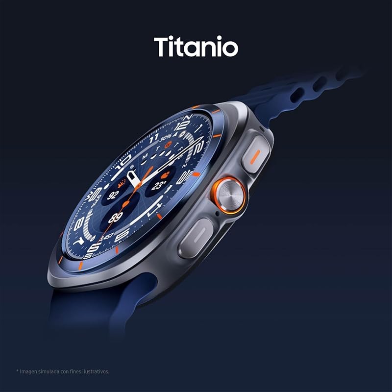 Galaxy Watch Ultra 2025 47mm - Smartwatch LTE con IA, Titanio, Botón Personalizable, Control de Salud, Garantía del Fabricante 3 Años + 1 año Extra, Plata Titanio (Versión española)
