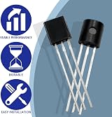 Innfeeltech 50 Pcs 2N2222 NPN PNP Power Transistors General Purpose view 6