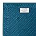 COTTON CRAFT Soft Cotton Thermal Blanket - Plush Herringbone Twill - All Season Luxurious Breathable Skin Friendly Lightweight Cooling Throw Blanket - Sofa Couch Travel Camping Dorm - Full Queen Teal