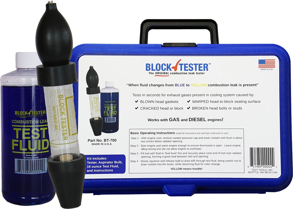 Block Tester BT700 Combustion Leak Test Kit in Hard Case Made in USA