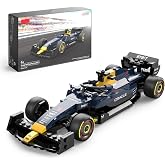 1/24 Officially Licensed Building Bricks RedBull F1 Race Car Set, 333PCs | Ideal Gift for Kids, Teens, Adults &amp; F1 Fans Ages 6+, Collectible Model Car Building Blocks for Play &amp; Display, Dark Blue