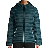 time and tru women's packable puffer jacket with hood