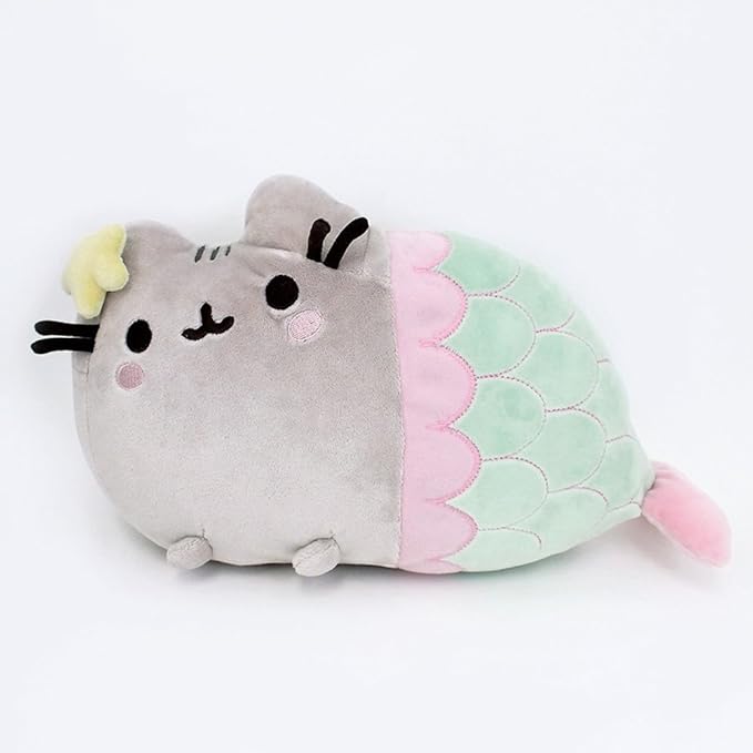mermaid cat plush