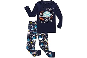 Family Feeling Little Big Boy Pajamas Sets 100% Cotton Pjs Kids Jammies