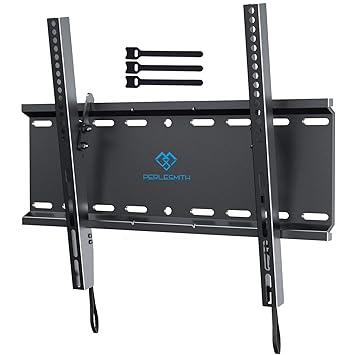 Tilting Tv Wall Mount Bracket Low Profile For Most 23 55 Inch Led Lcd Oled Plasma Flat Screen Tvs With Vesa 400x400mm Weight Up To 115lbs By