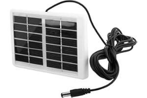 6V 1.2W Solar Panel Charger - Portable Waterproof Outdoor Charger for Emergency Use, Lightweight, High Efficiency for Camping
