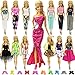 ZITA ELEMENT 20 Items = 10 Sets Fashion Clothes Dress Bundle 10 Shoes for 11.5 Inch Doll Outfits - Random Style Outfits Accessories for 11.5 Inch Doll