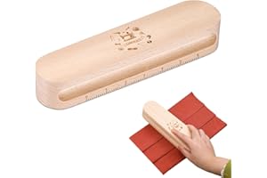 Fteven Tailors Clapper Wooden Clapper for Quilting, Professional Hardwood Clapper Sewing Tool for Quilting and Ironing, Multipurpose Quilters Pressing Tools for Wrinkle Sewing, Fabric Folds