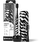 MIPOW Brush GO SlimPro i4 Electric Toothbrush Rechargeable Smart Ultra Sonic 3 Modes, Travel Case & Ceramic Dock, 60Day Batte