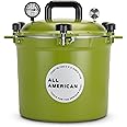 All American 1930-21.5qt Pressure Cooker/Canner (The 921), Kelp - Exclusive Metal-to-Metal Sealing System - Suitable for Gas, Electric, or Flat Top Stoves - Made in the USA