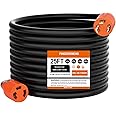 Finderomend 25FT 3 Prong 30 Amp Generator Cord Heavy Duty, NEMA L5-30P/L5-30R 10 Gauge 125V SJTW Twist Locking Generator Exte