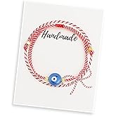 Tyebiva Flat Round Evil Eye Charm Bracelets for Women, Handmade Red String Protection Bracelet Gold Beads Adjustable Friendship Bracelet Holiday Jewelry Gifts.