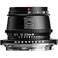 TTArtisan 35mm F1.4 APS-C Manual Focus Lens Compatible with Canon RF Mount Cameras R7, R10 APS-C Model EOS R, RP, R5, R6 (Black)