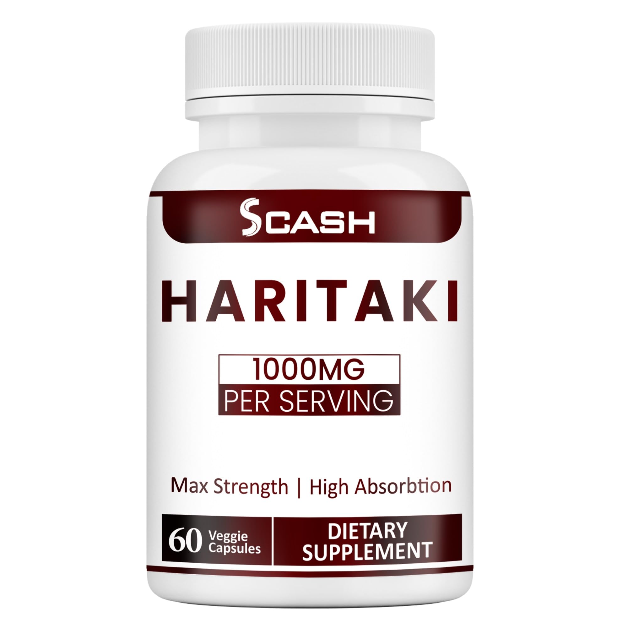 Photo 1 of 11/26 scash Haritaki 1000mg Per Serving, Vegetarian, Gluten Free, 60 Capsules (Pure, Non-GMO & Gluten Free