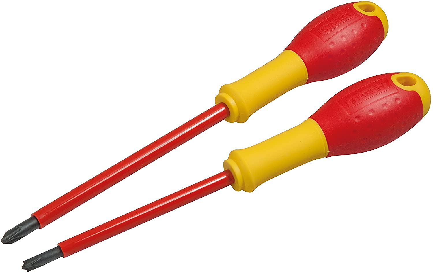 Stanley FMHT0-62648 "Borneo" PH/VDE Screwdriver Set, Red/Yellow