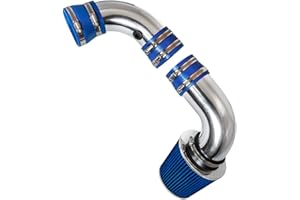 Rtunes Racing Cold Air Intake Kit + Filter Combo BLUE Compatible For 96-05 Chevy S10/Blazer/GMC Sonoma/Jimmy / 97-00 Hombre / 96-01 Bravada 4.3L V6