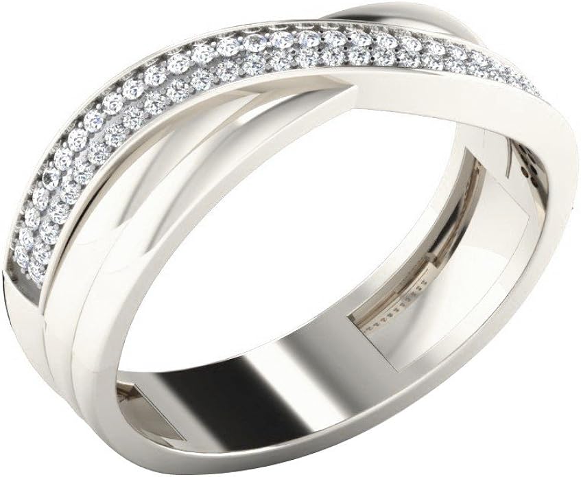 0.23 Ct Real Diamond Ring in 14KT Gold for women Amazon.co.uk Jewellery