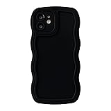 Caseative for iPhone 12 Case,Solid Color Curly Wave