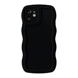 Caseative for iPhone 12 Case,Solid Color Curly Wave