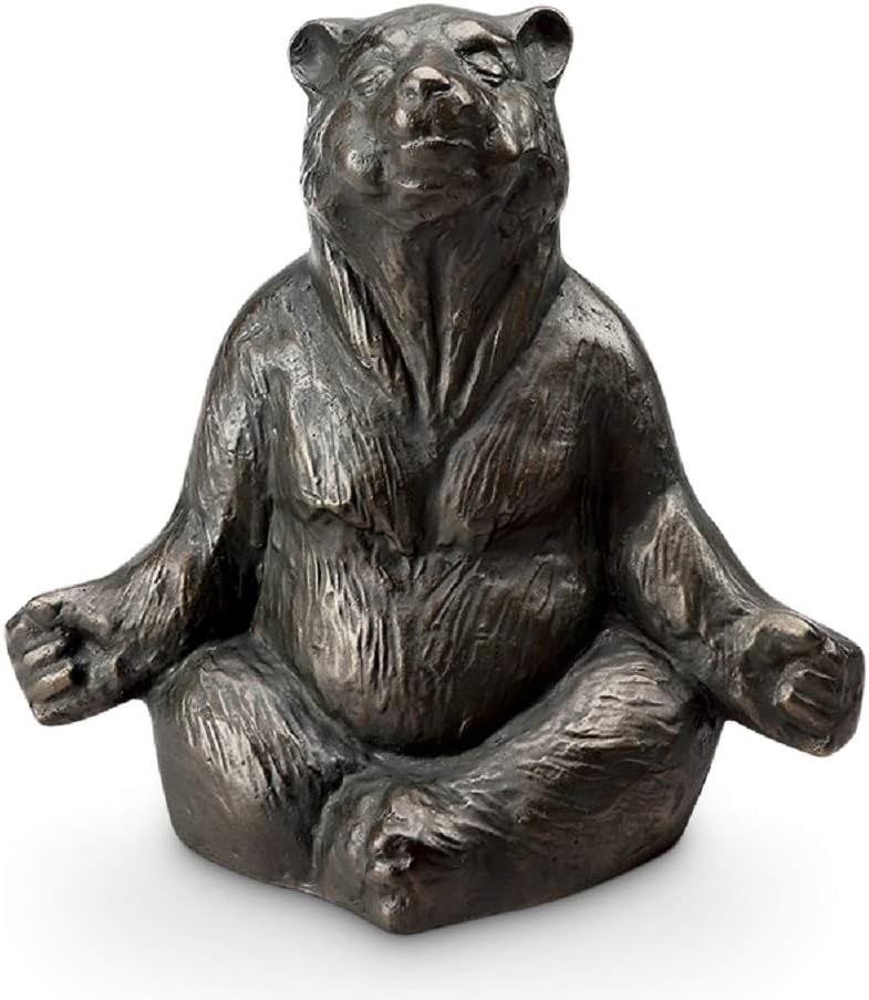 Best Contented Yoga Frog Garden Statue