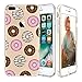 iPhone7 Plus Case,Richoose iPhone7 Plus[Slim Fit] [Scratch Resistant] 5.5 Inch Invisible Case,Soft TPU Gel Rubber Colorful Pattern Transparent Jelly Protective Case for iPhone7 Plus-Donuts