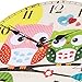 SkyNature Wall Clock Art Deco Retro Wall Clock for Home 12 inch (Owl)