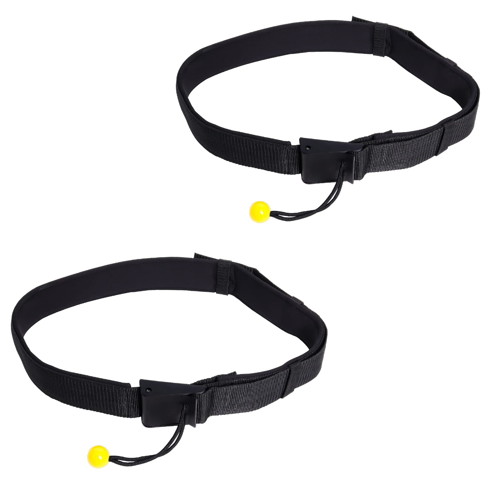 Gekufa Sup Waist Leash Quick Release 2Pcs Adjustable Sup Waist Belt paddleboard Accessories for All Stand Up Paddle Board Coil Leashes