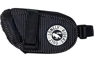 ULAC NEO PORTER RADTAIL Bike Saddle Bag- Water Resistant Bicycle Under Seat Pouch for Cycling Accessories Storage (Noir, 0.6L)