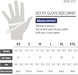 DEX FIT Prime Nitrile Work Gloves FN331 XS Black Thin Lightweight Touchscreen view 6