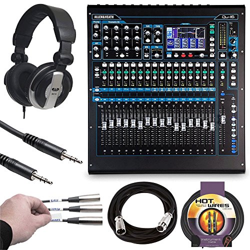 Buy Allen & Heath QU16C Rack Mountable Compact Digital Mixer, Chrome