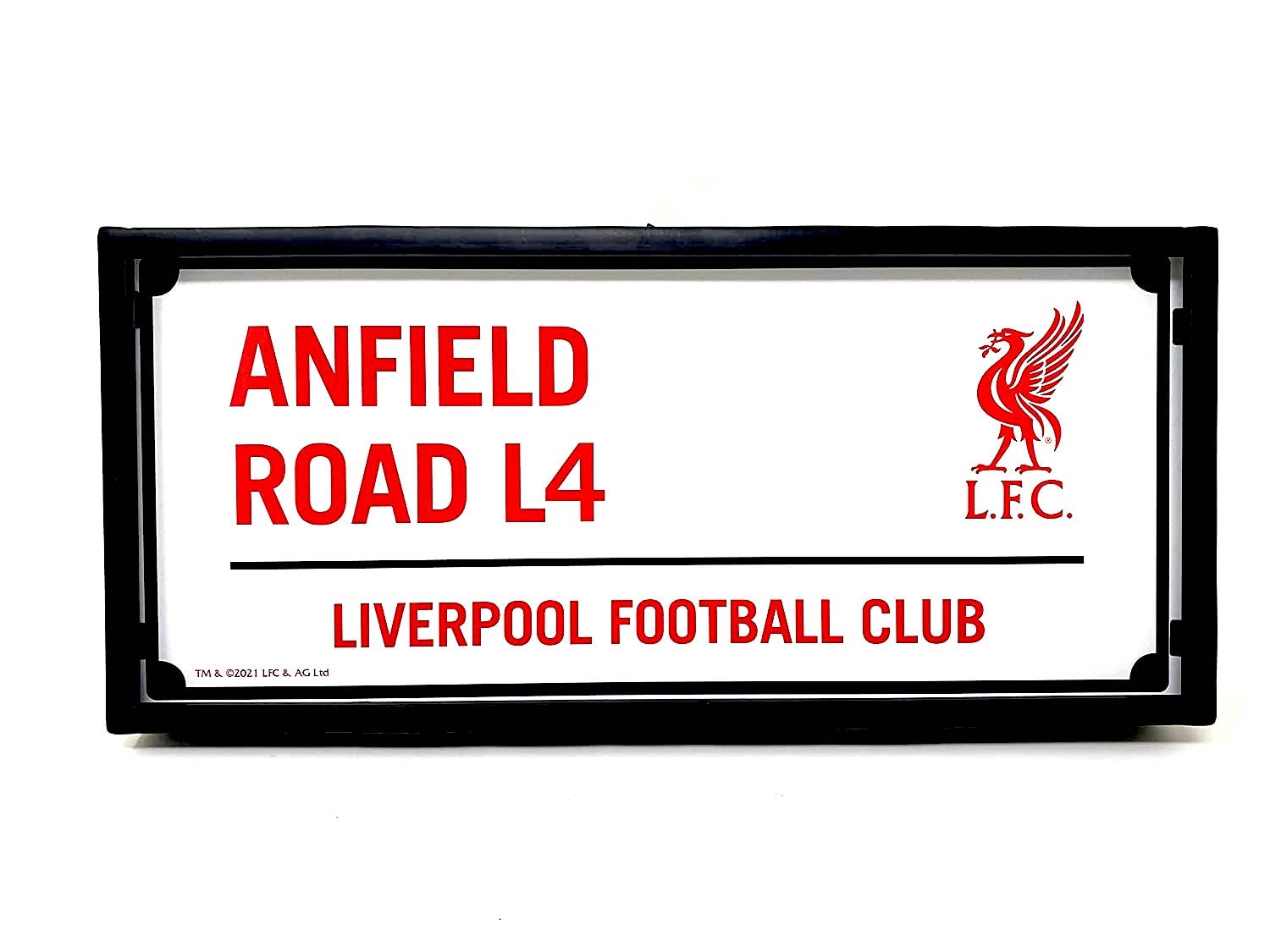 LIVERPOOL FC LIGHT UP STREET SIGN
