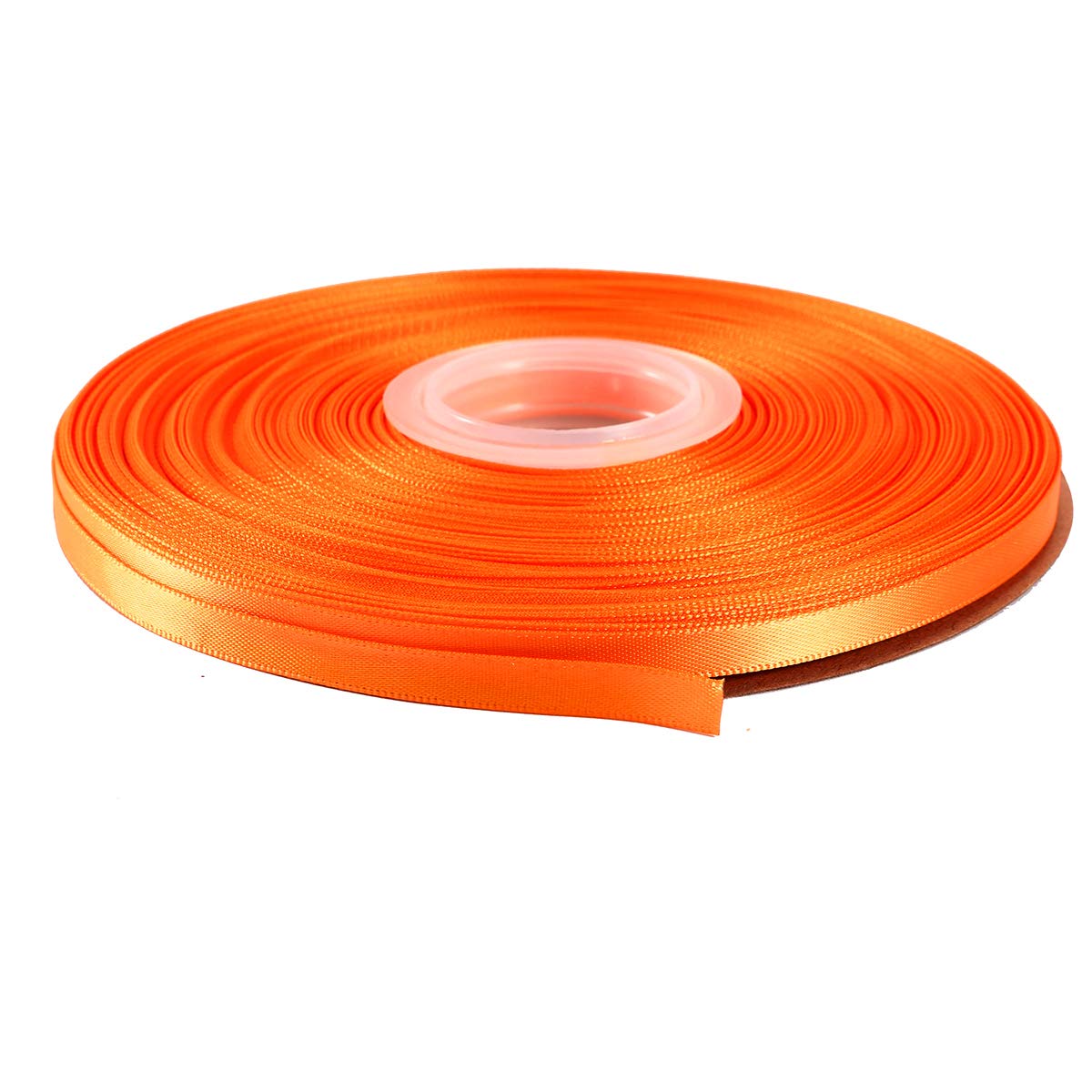 ITIsparkle 1/4" Inch Double Faced Satin Ribbon 50 Yards-Roll Set for Gift Wrapping Scrap Books Party Favor Hair Braids Baby Shower Decoration Floral Arrangement Craft Supplies, Gold Ribbon