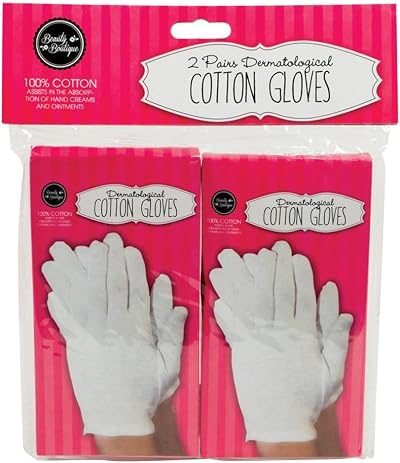 lovebeauty 100% Cotton Dermatological Gloves Size S Dry Skin