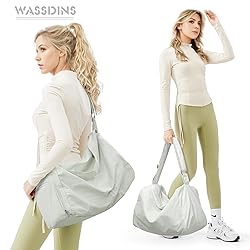 Small Gym Bag with Shoe Compartment, Workout Sport