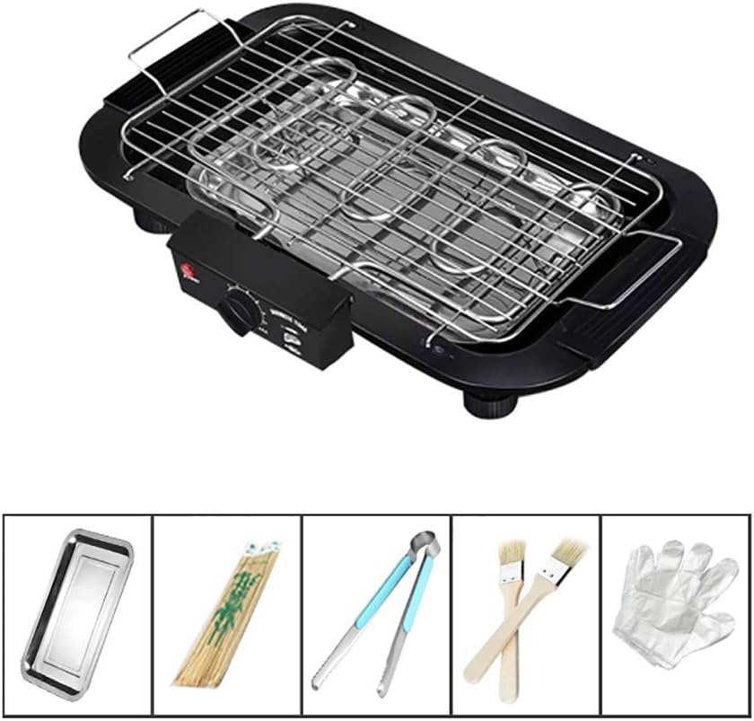 Review Electric Indoor Searing Grill with Drip Tray, 5Serving, Easy to