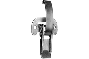 BUYERS PRODUCTS COMPANY Buyers Products BHC801Z Heavy Duty Hook Style Pull Down Catch, Toggle Action, Surfaced Mounted, Striker NOT Included, Zinc Plated, Corrosion-Resistant, General Purpose Latch for Truck Hooks