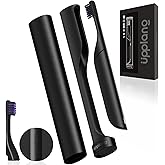 Electric Toothbrush, Portable Travel Sonic Toothbrush with Protective Case USB-C Rechargeable, Neutral Comfort Bristles, Waterproof, Smart Timer, Compact for Daily Use (Black)