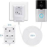 ZOPULE 24V 500mA Doorbell Thermostat Power Supply Adapter 8M Cable view 3