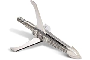New Archery Products Spitfire Maxx 1.75" Cutting Diameter 3-Blade Durable Precise Bowhunting Front-Deploying Mechanical Broadhead - 3 Pack