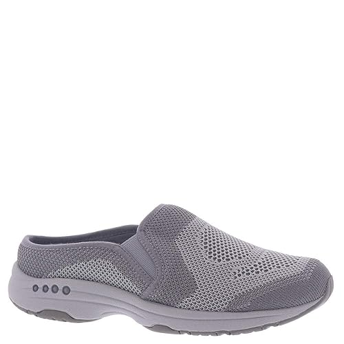 Easy Spirit Women's Takeknit Clog, Gray, in Oman Whizz Mules